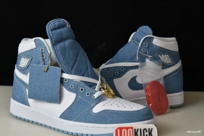 Cheap TBkick WMNS 1 Jordan Denim High Air DM9036-104 OG 0805